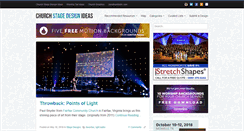 Desktop Screenshot of churchstagedesignideas.com